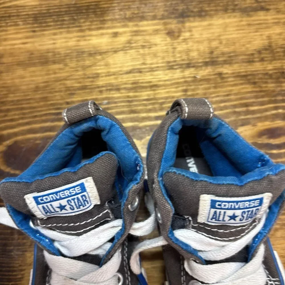 Converse Gray And Blue Sneakers Size 5‎